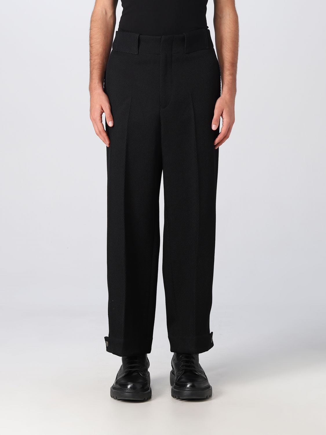 EMPORIO ARMANI: pants for man - Black | Emporio Armani pants ...