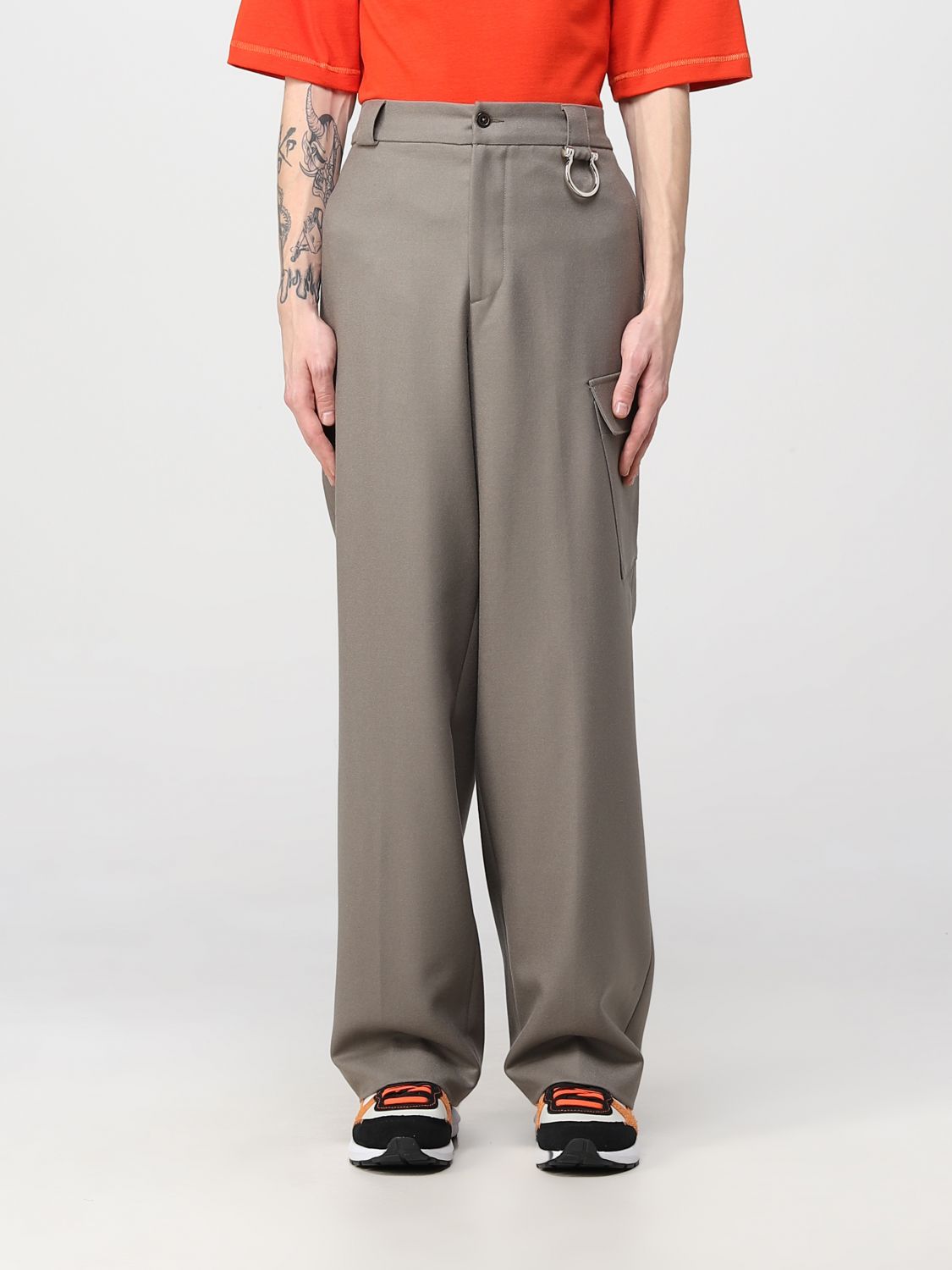 Pantalone Paura: Pantalone Jonis Paura in lana e cashmere grigio 1