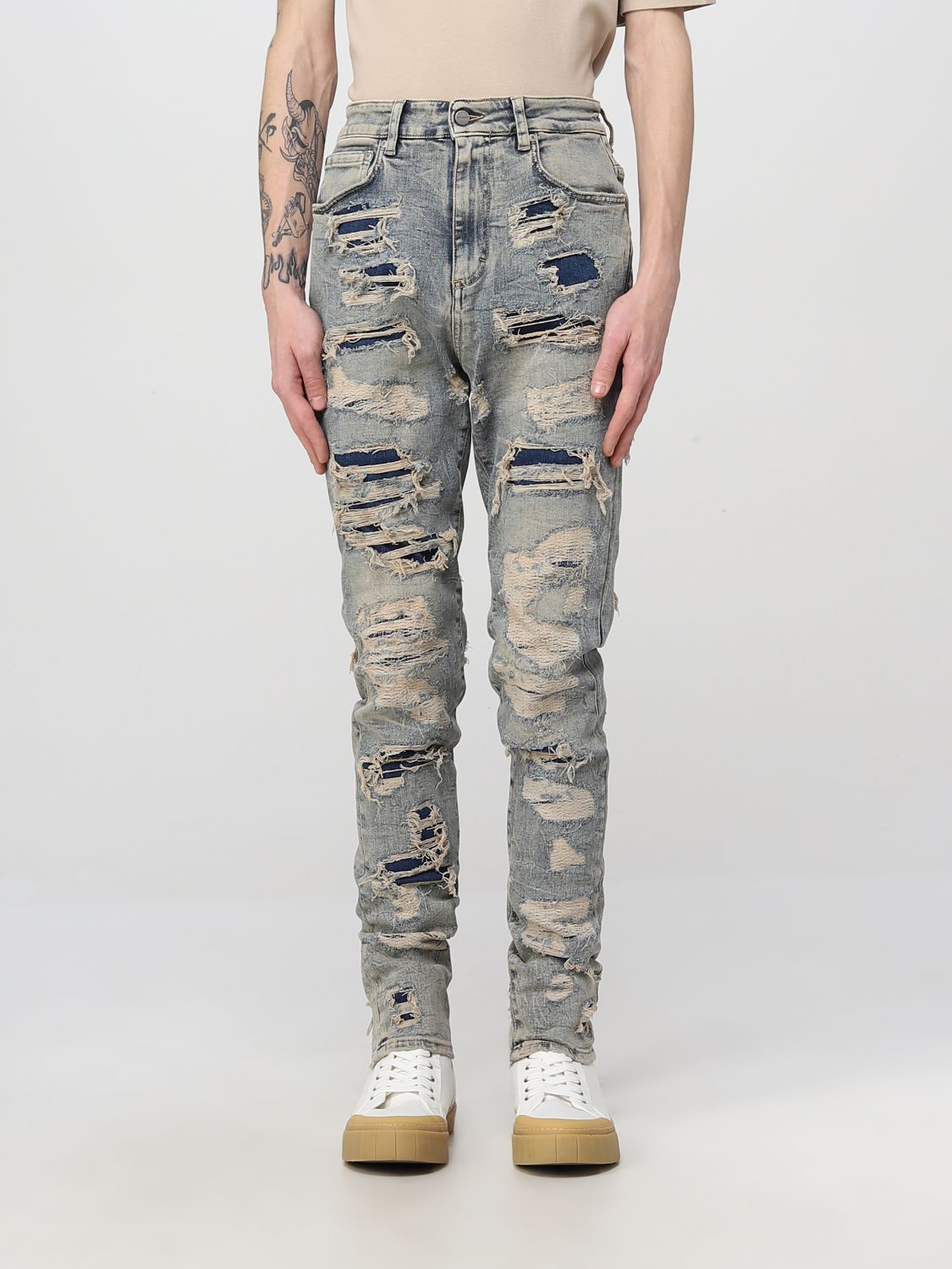 REPRESENT: jeans for man - Blue | Represent jeans M07047 online on ...