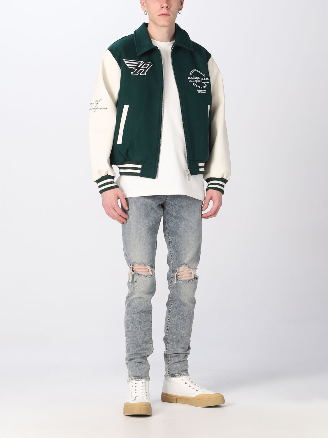 REPRESENT Racing Team Green Varsity Jacket