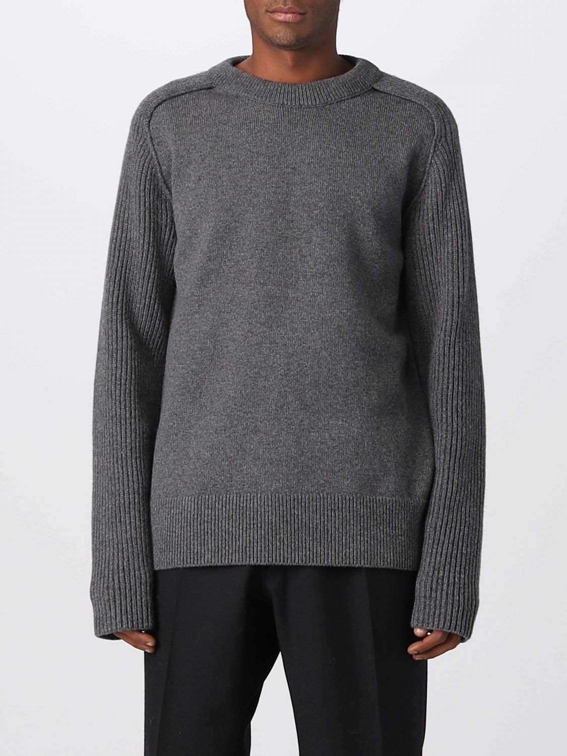 JIL SANDER: sweater for man - Graphite | Jil Sander sweater ...