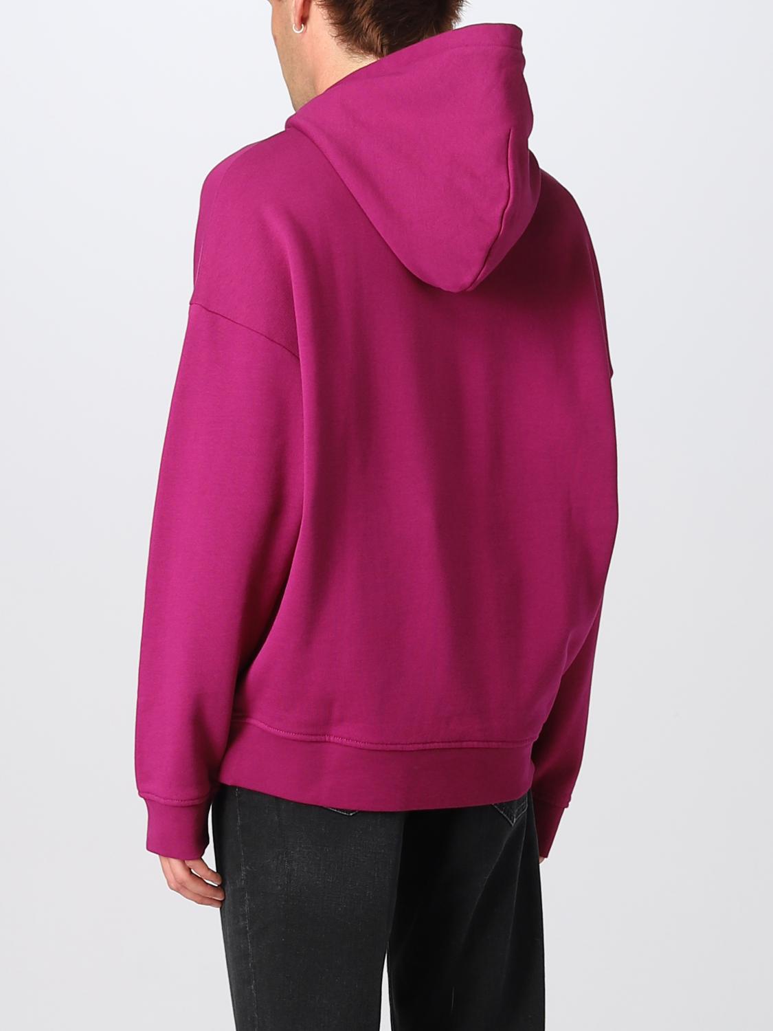Felpa Emporio Armani: Felpa Emporio Armani in cotone viola 2