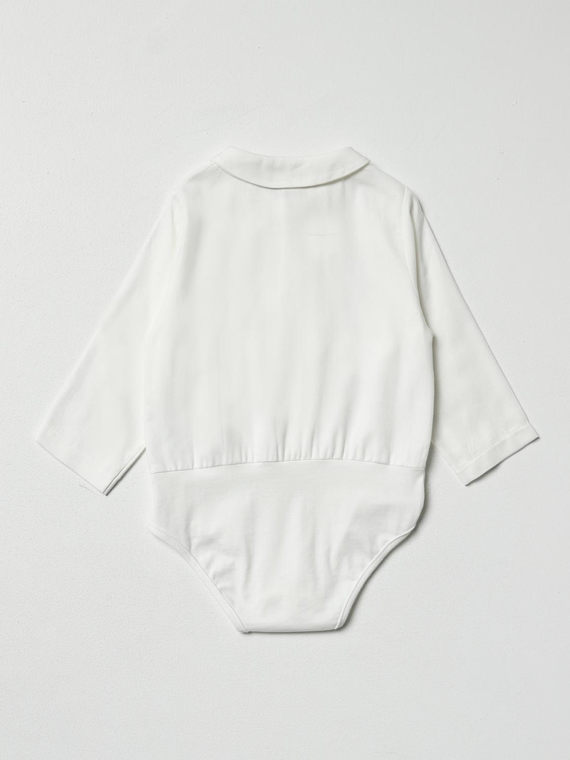 LA STUPENDERIA bodysuit for baby White La Stupenderia bodysuit