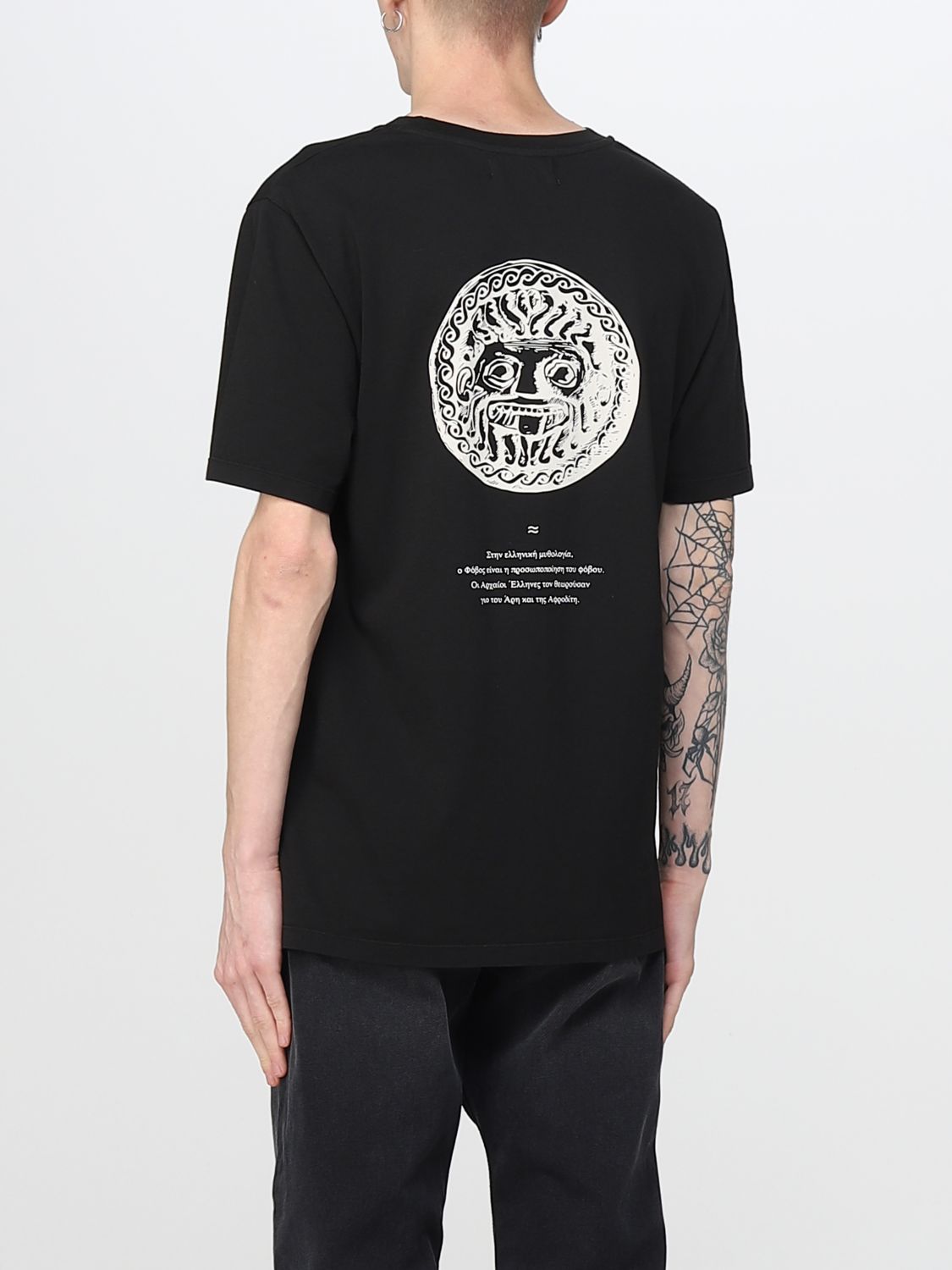 T-shirt Paura: T-shirt Paura con stampa logo nero 3