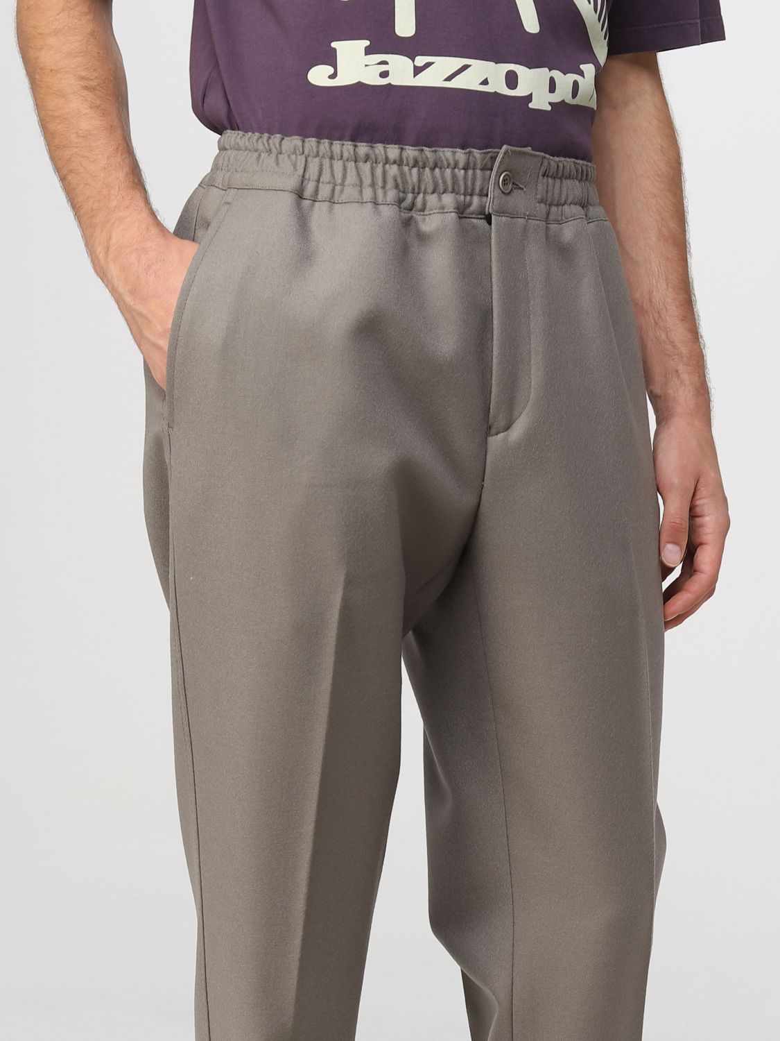 Pantalone Paura: Pantalone Paura in fresco di lana grigio 5