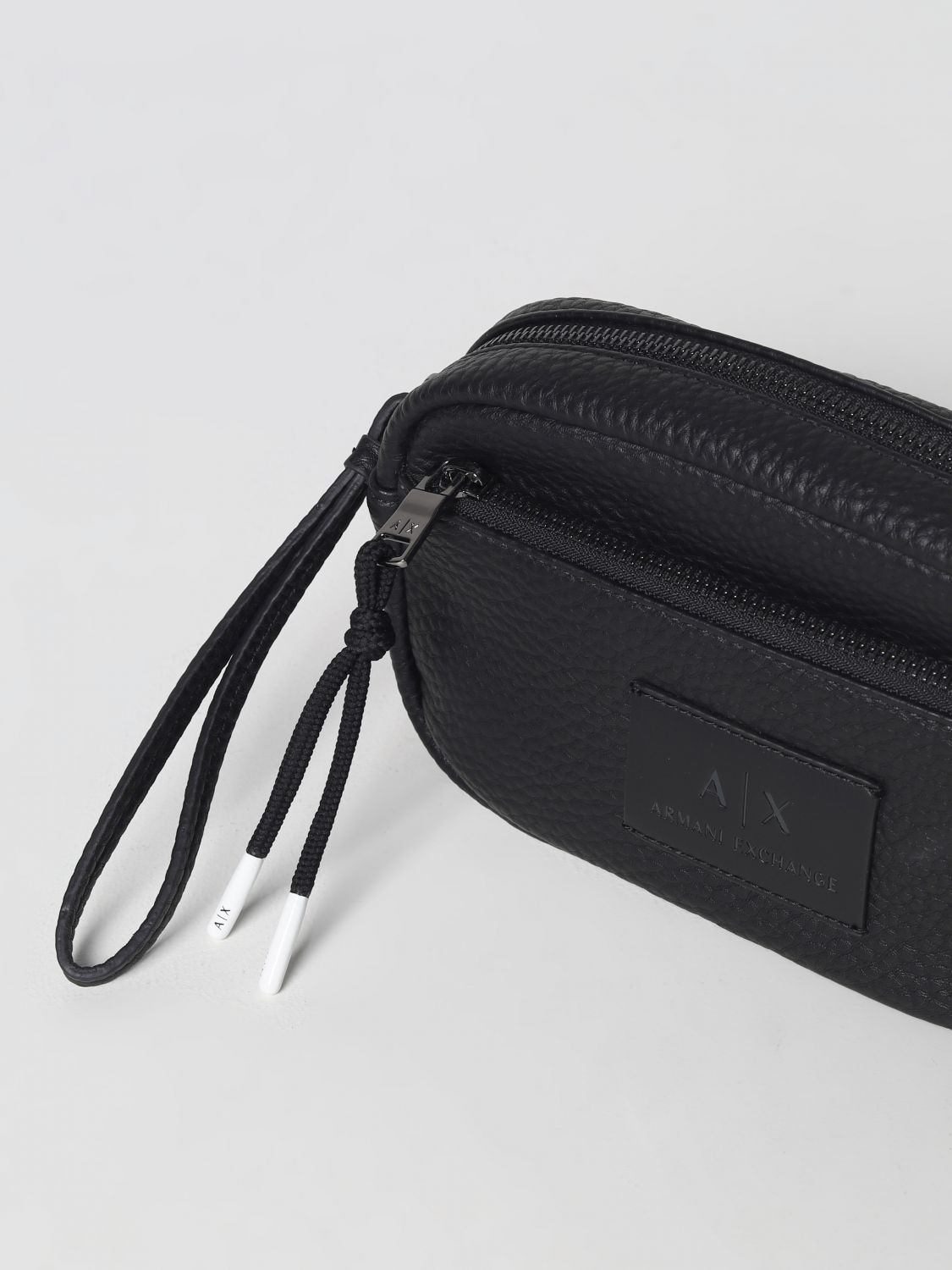 ARMANI EXCHANGE: cosmetic case for man - Black | Armani Exchange cosmetic  case 9584562F882 online on 