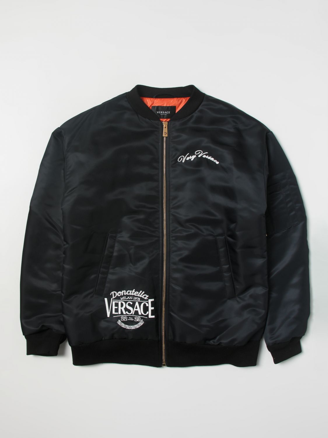 Jacket Young Versace: Young Versace jacket for boy black 1