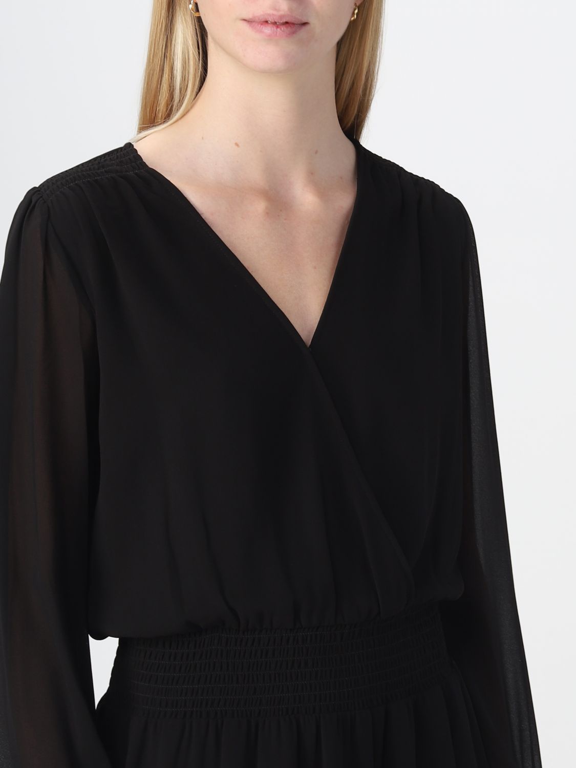 MICHAEL KORS: dress for woman - Black | Michael Kors dress MB98XEY7R3 ...