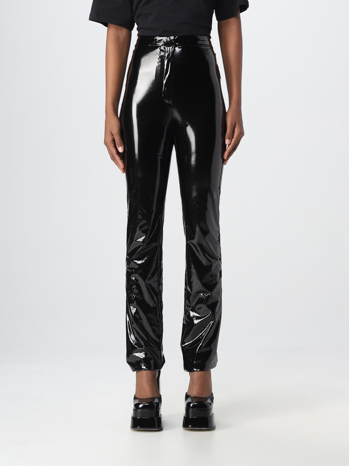 Pantalone Rotate: Pantalone Rotate in vernice nero 1