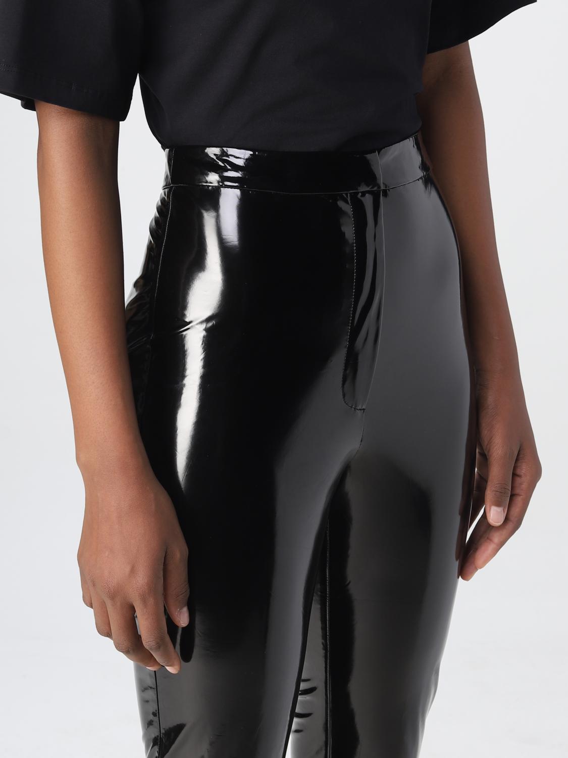 Pantalone Rotate: Pantalone Rotate in vernice nero 4