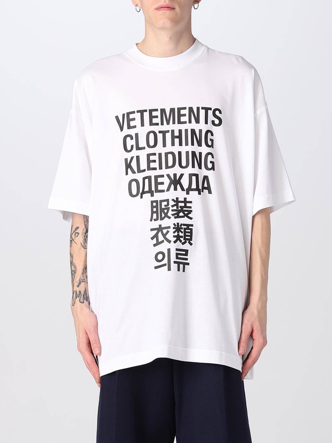 t-shirt for man - White | Vetements t-shirt UA53TR110W online at