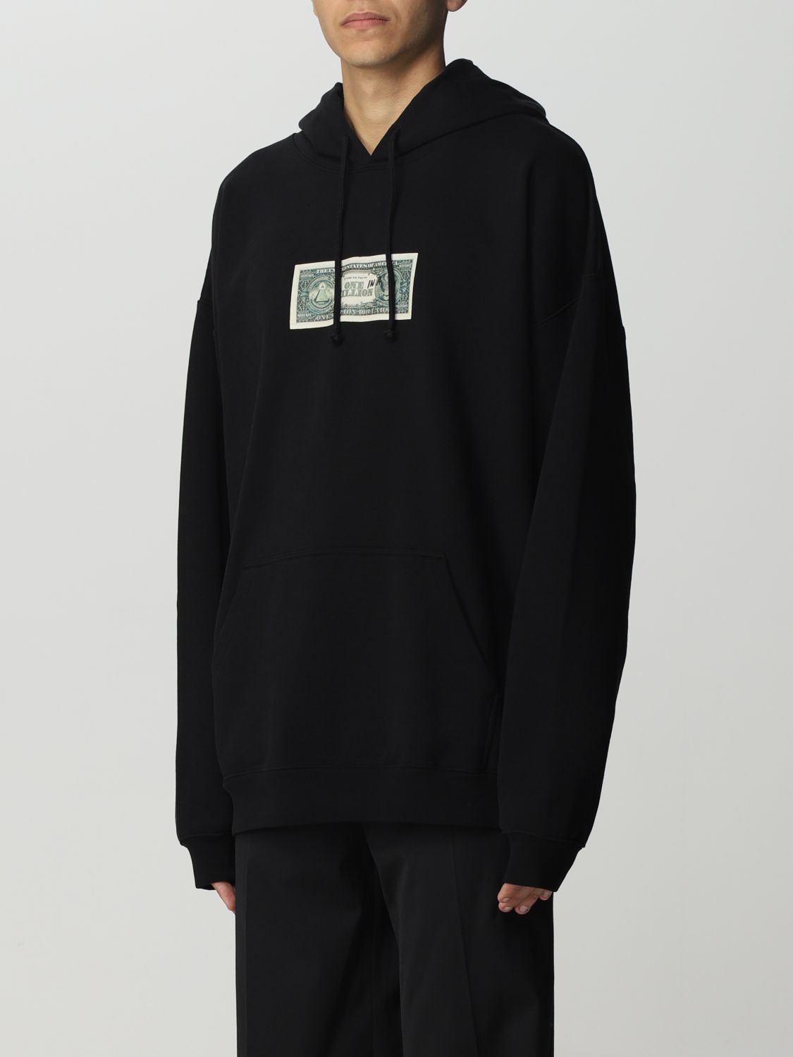 VETEMENTS: sweatshirt for man - Black | Vetements sweatshirt UA53HD140B ...