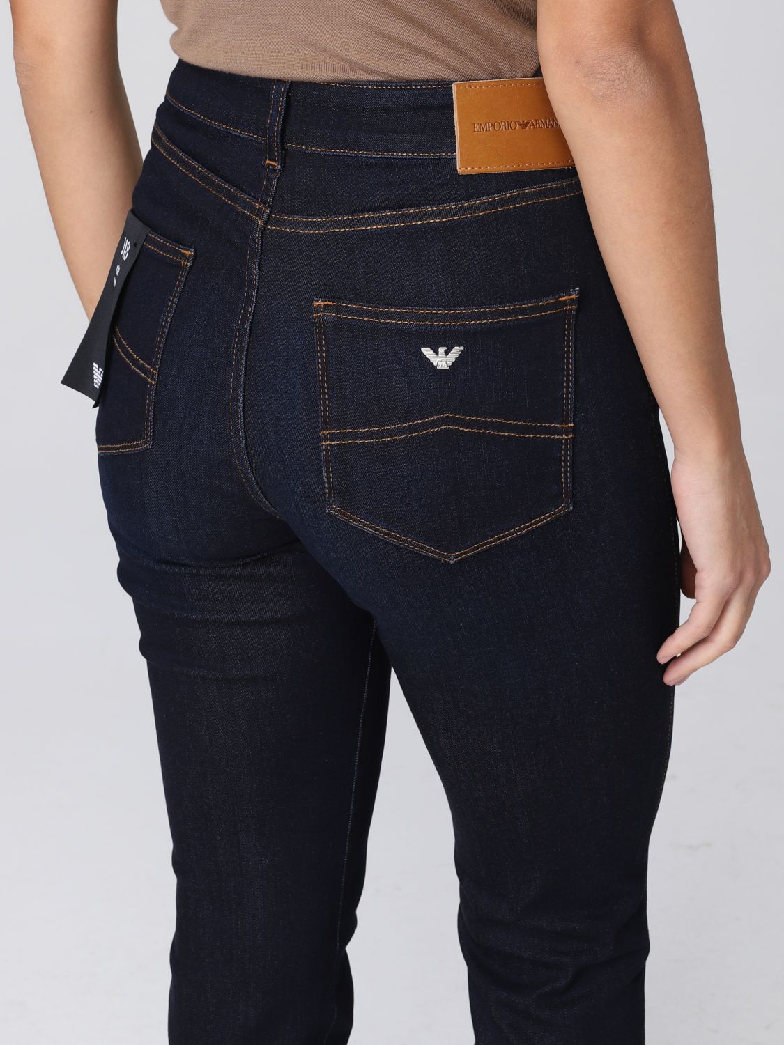 EMPORIO ARMANI: jeans for woman - Denim | Emporio Armani jeans 8N2J182DL3Z  online on 