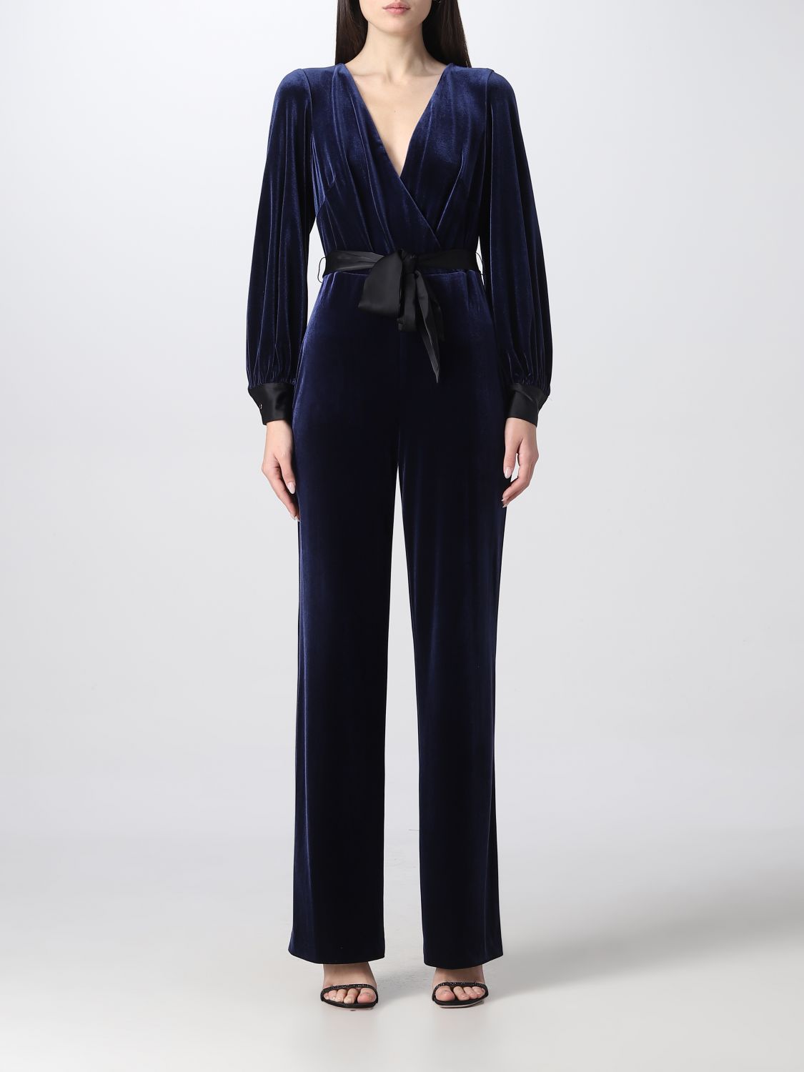 LAUREN RALPH LAUREN: Jumpsuits woman - Blue | LAUREN RALPH LAUREN tuta ...