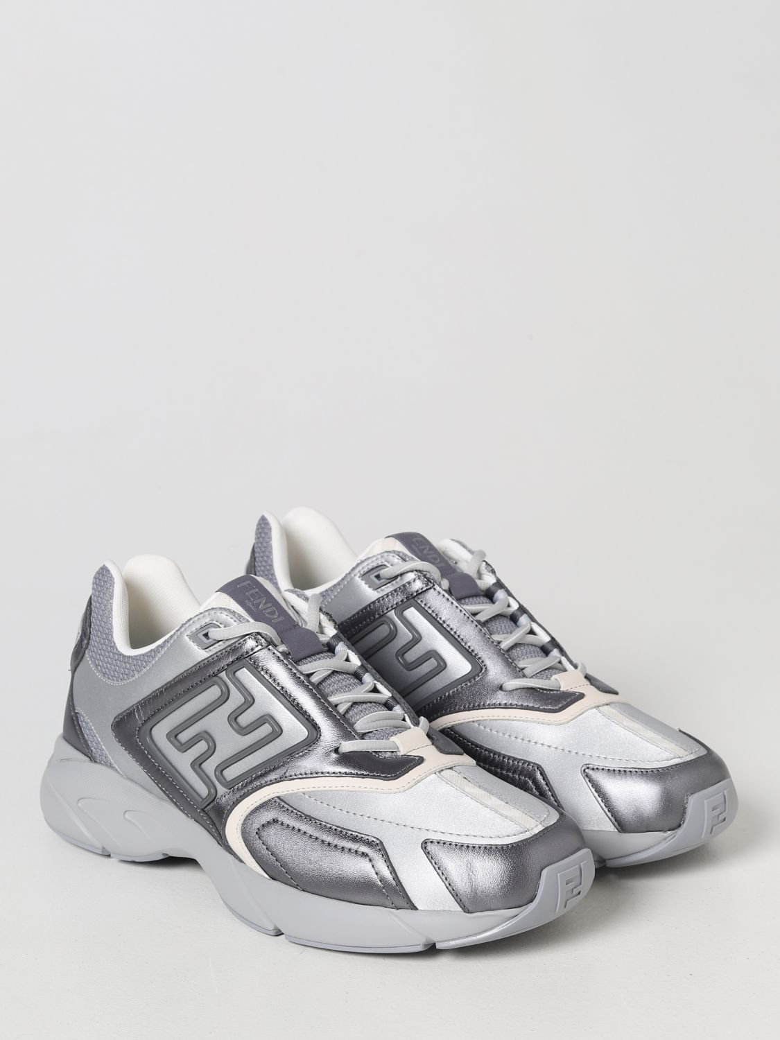 Sneakers Fendi: Fendi sneakers for man grey 2