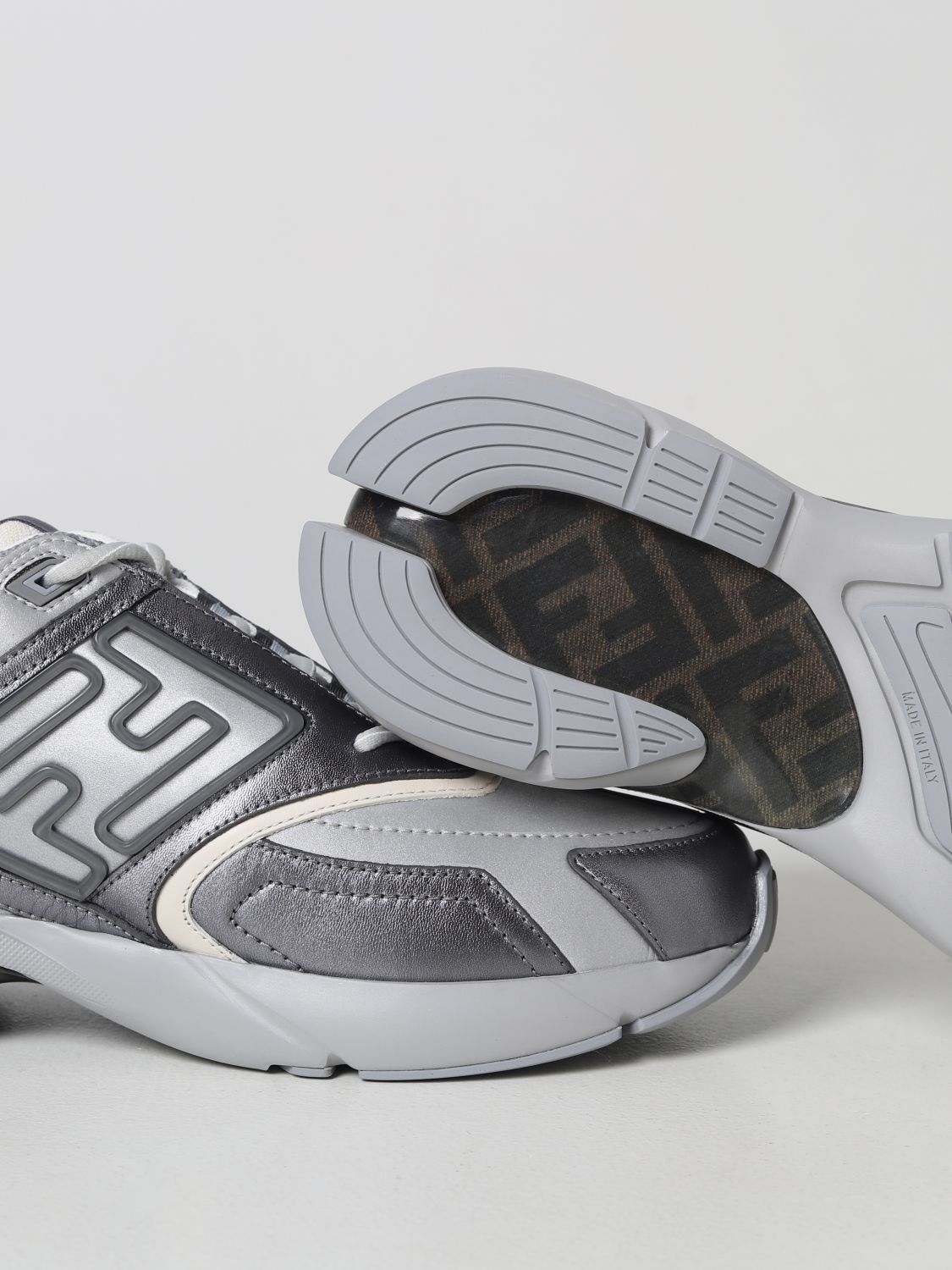 Sneakers Fendi: Fendi sneakers for man grey 4