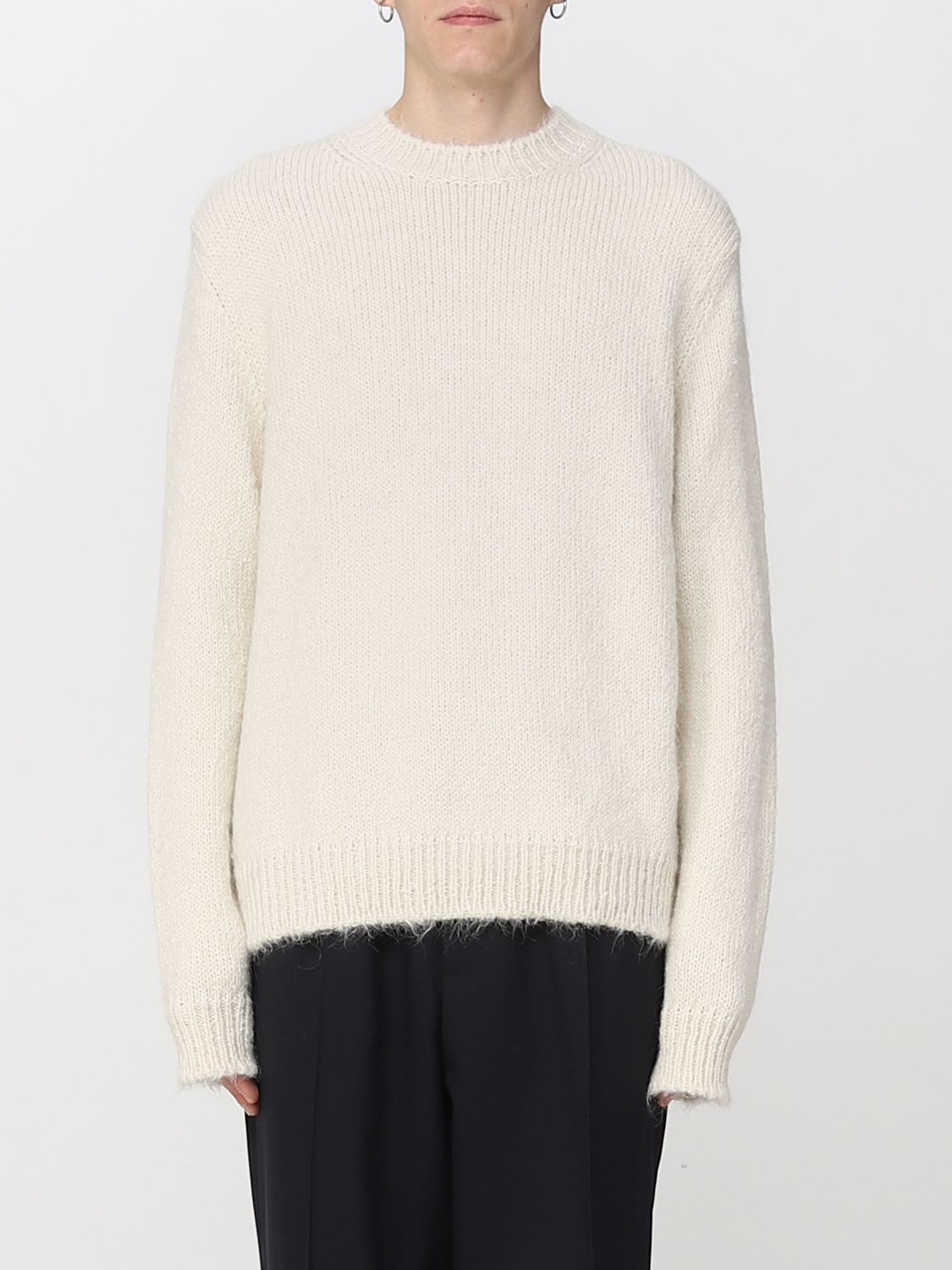 medley Monet uitsterven Jil Sander Outlet: sweater for man - White | Jil Sander sweater  J47GP0021J14523 online on GIGLIO.COM