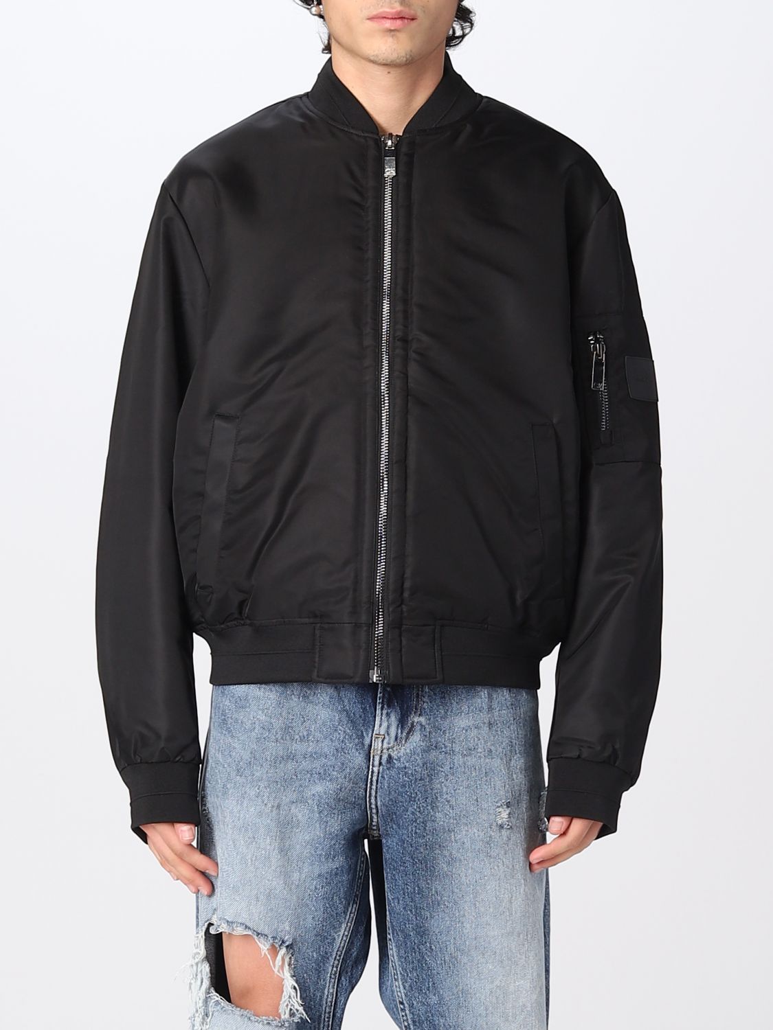 CALVIN KLEIN: jacket for man - Black | Calvin Klein jacket K10K109907 ...