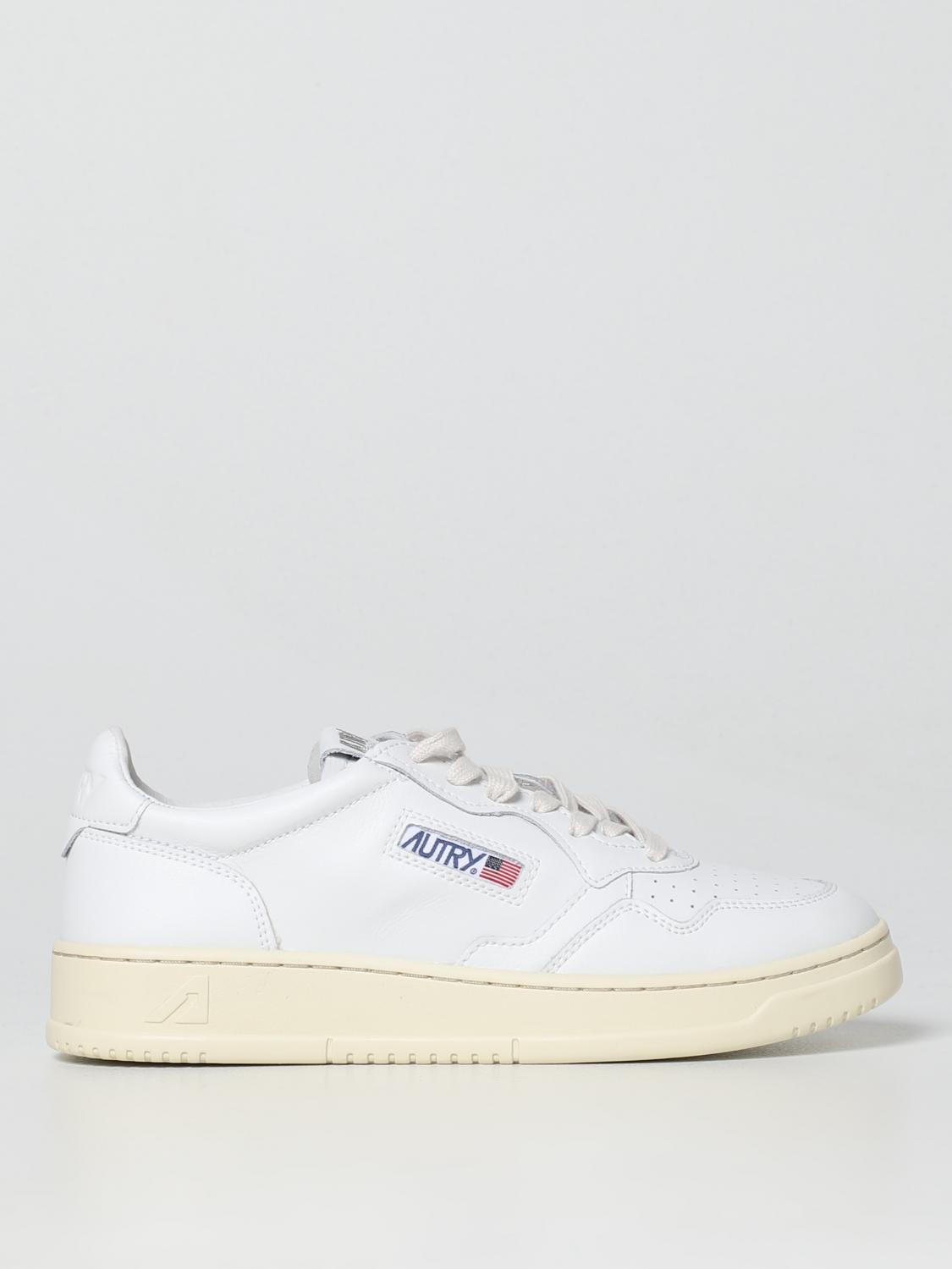Autry White Medalist Low Sneakers In White