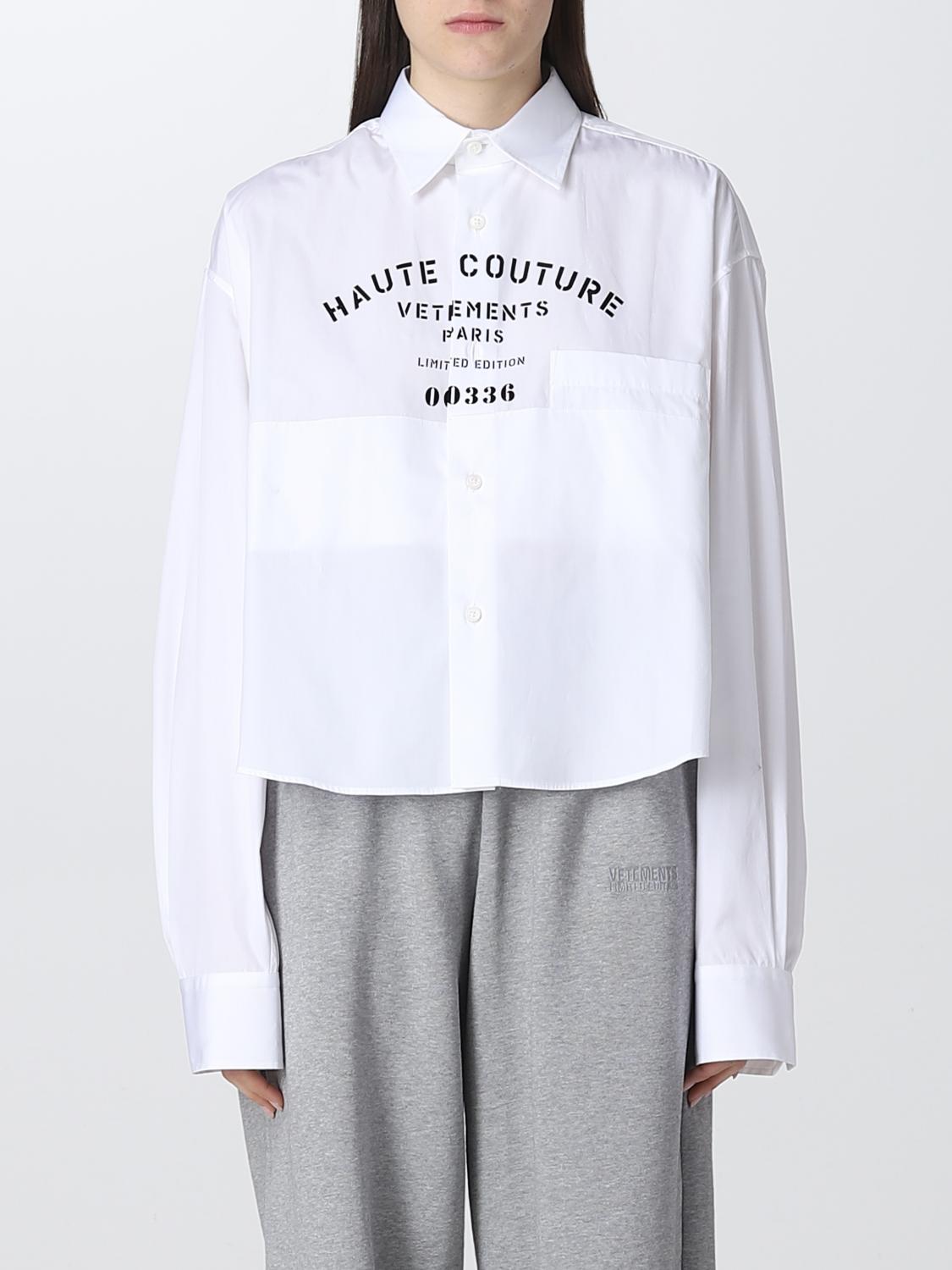 vetements shirt white