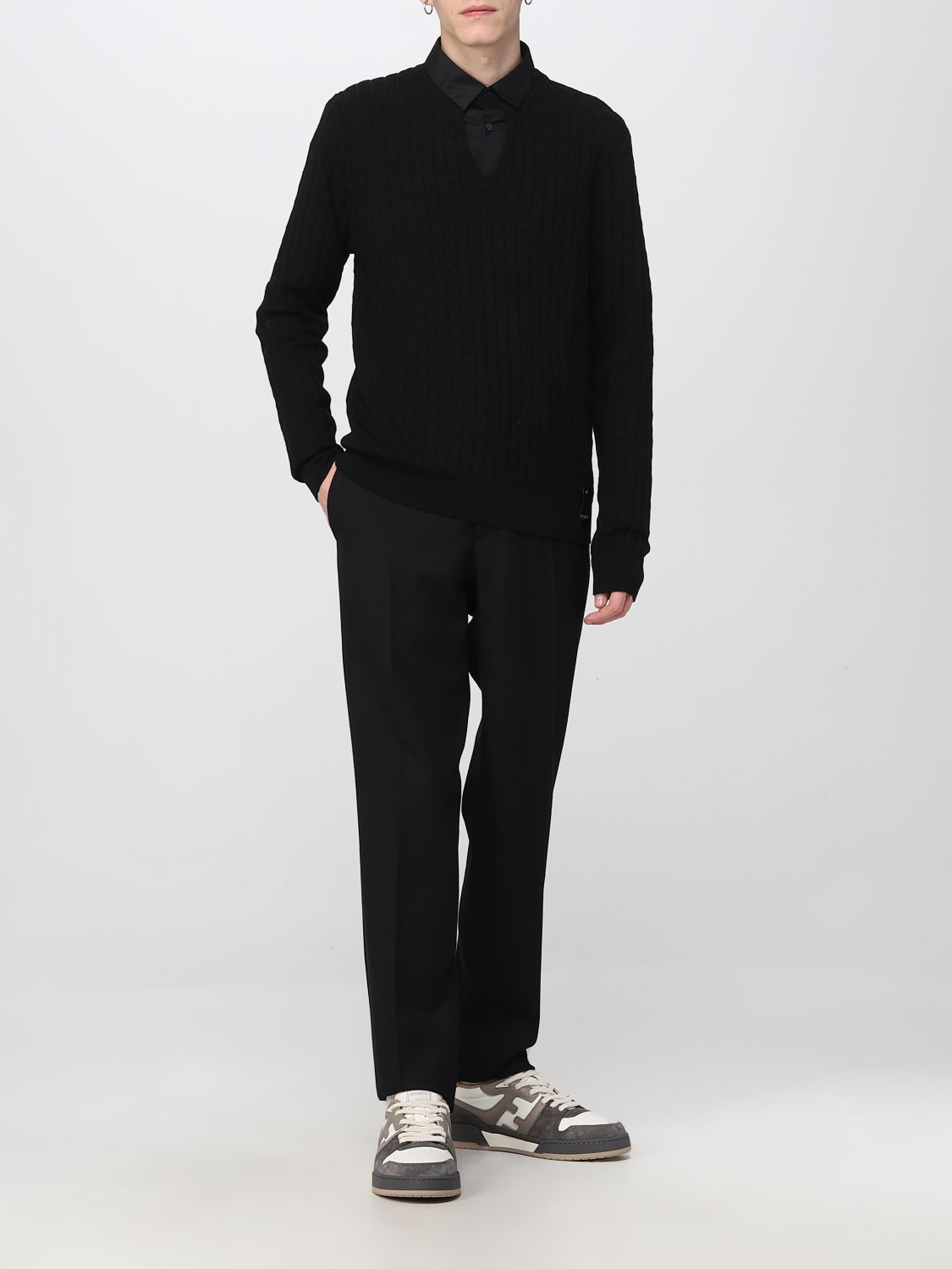 Sweater Fendi: Fendi sweater for man black 2