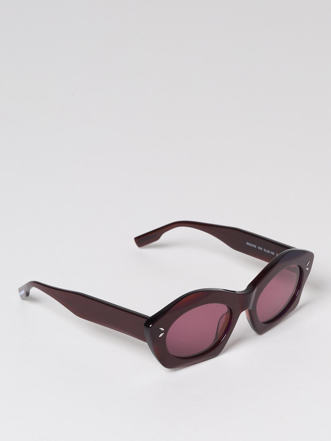 Sunglasses Mcq: Mcq sunglasses for woman burgundy 1