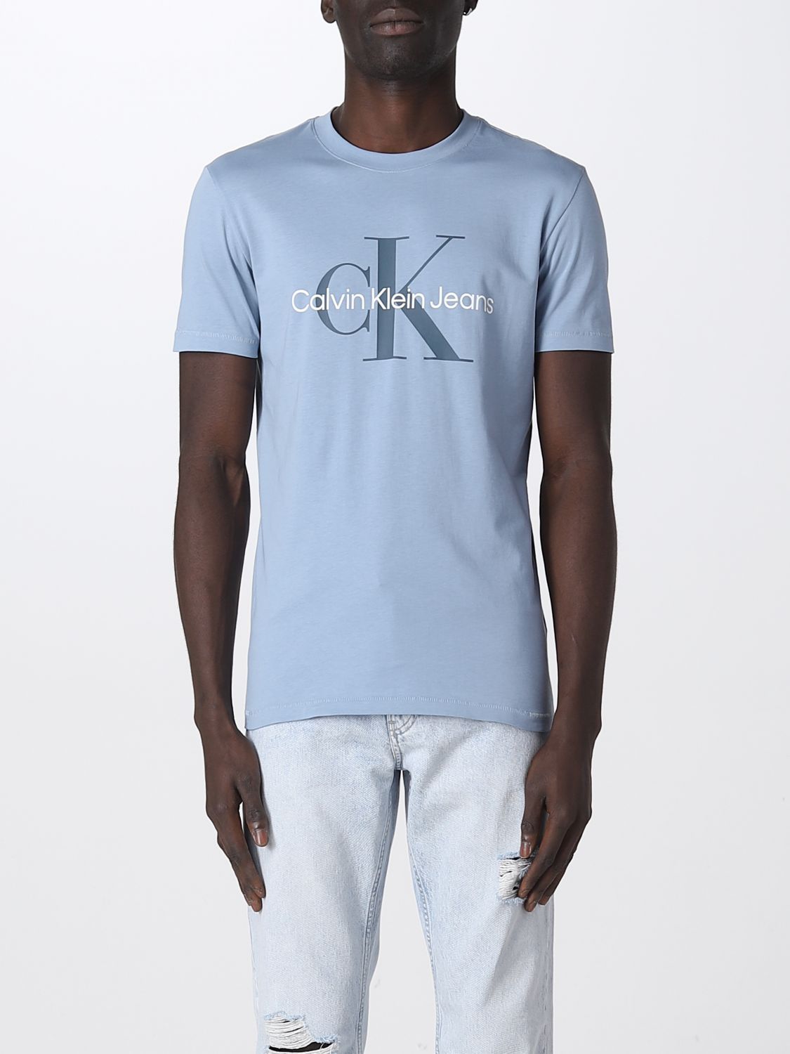 sirene Verschrikking Verfijning CALVIN KLEIN JEANS: t-shirt for man - Blue | Calvin Klein Jeans t-shirt  J30J320806 online on GIGLIO.COM