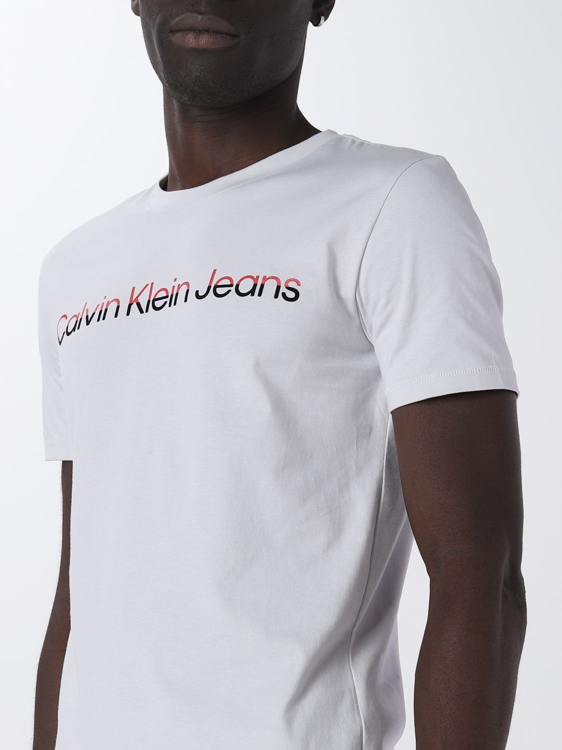 CALVIN KLEIN JEANS: t-shirt for man - Grey | Calvin Klein Jeans t-shirt  J30J322511 online on 