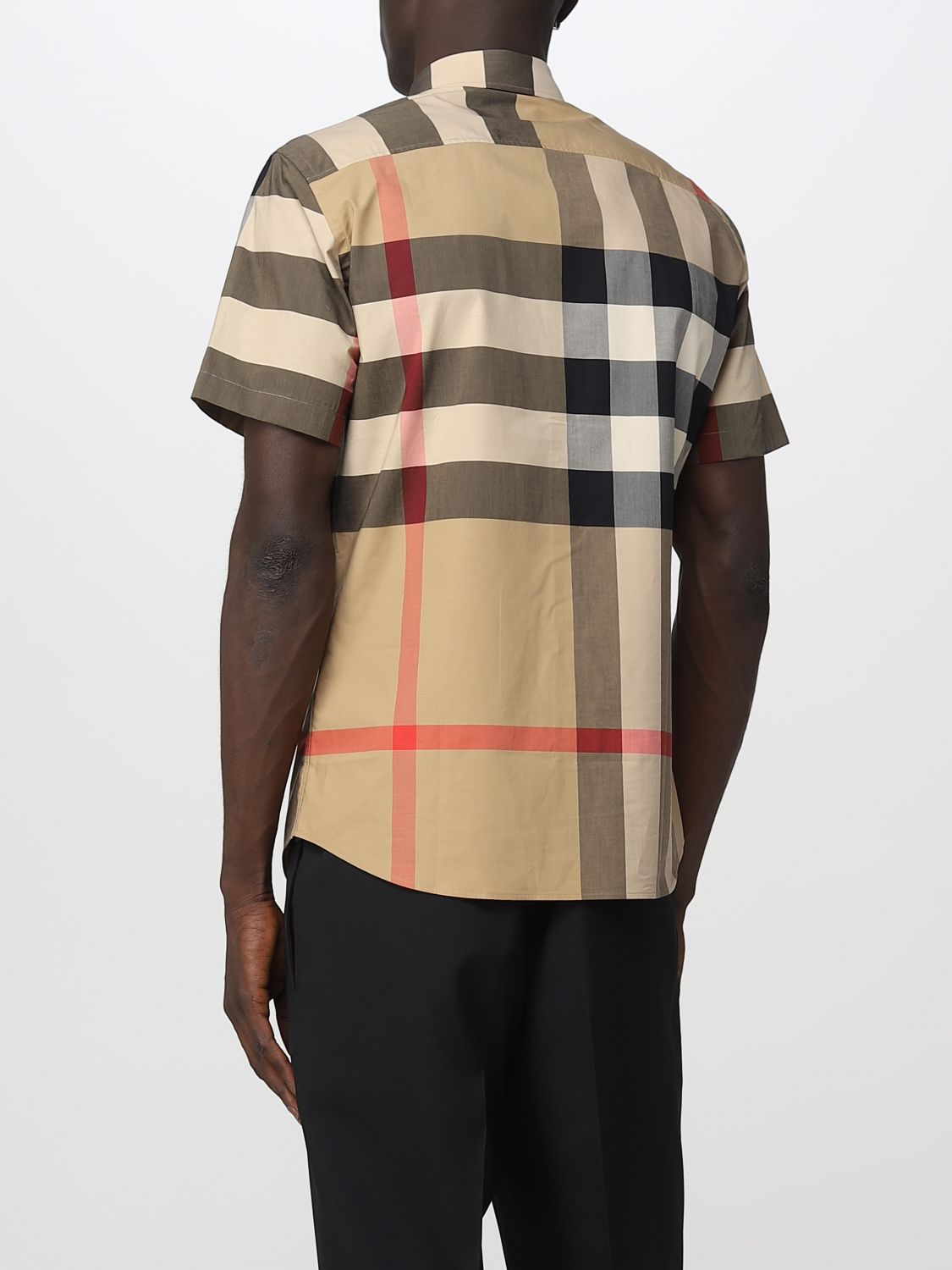 BURBERRY: shirt for man - Beige | Burberry shirt 8017322 online on  