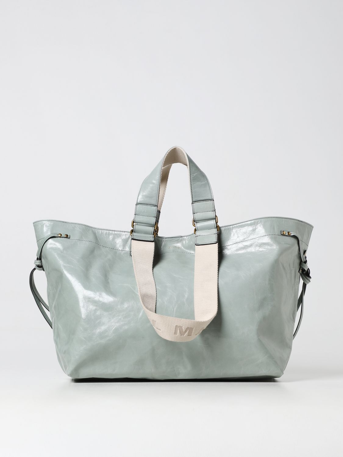 ISABEL MARANT: tote bags for woman - Green | Isabel Marant tote bags ...