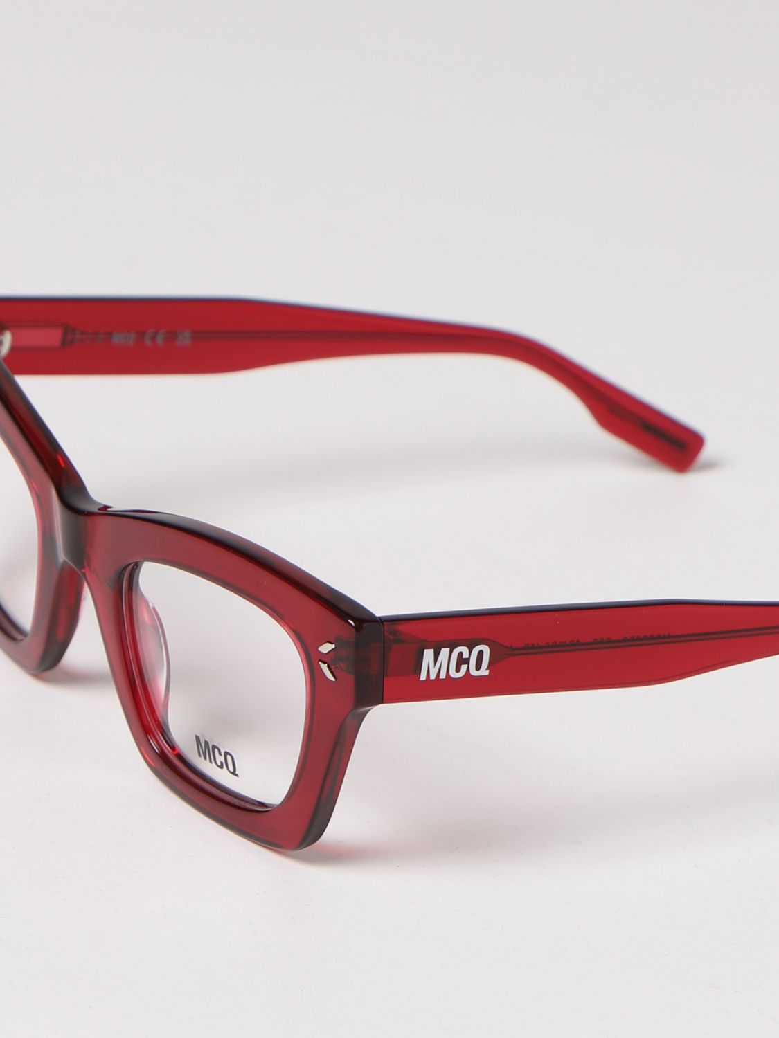 Sunglasses Mcq: Mcq sunglasses for woman burgundy 4