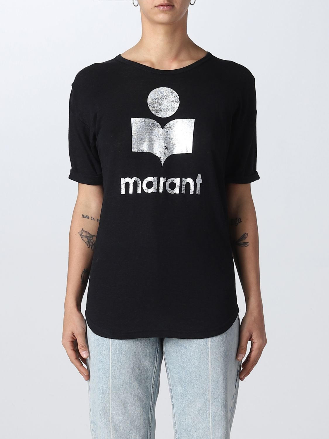 Isabel Marant Étoile Polo Shirt Isabel Marant Etoile Woman In Black