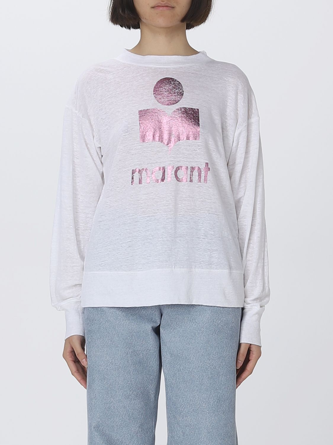 schapen ongeduldig Daar ISABEL MARANT ETOILE: sweatshirt for woman - Pink | Isabel Marant Etoile  sweatshirt TS0005FAA1N10E online on GIGLIO.COM