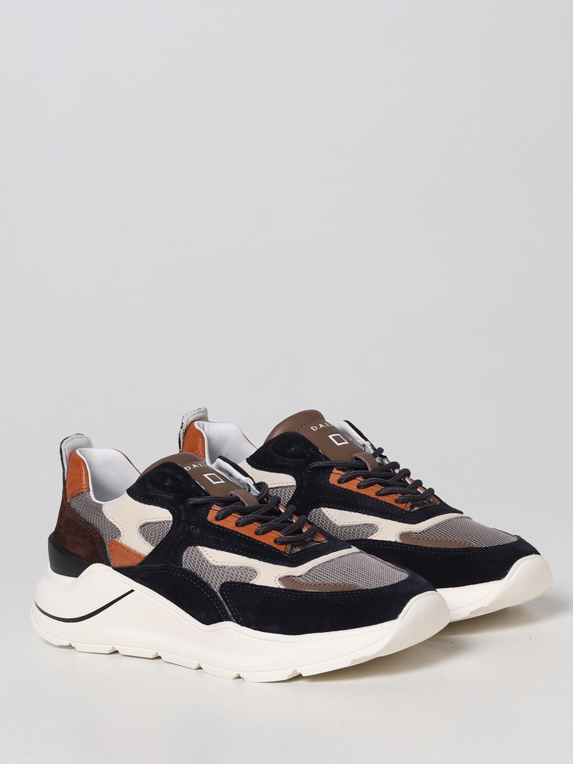 D.A.T.E. Step Powder Sneaker- Beige