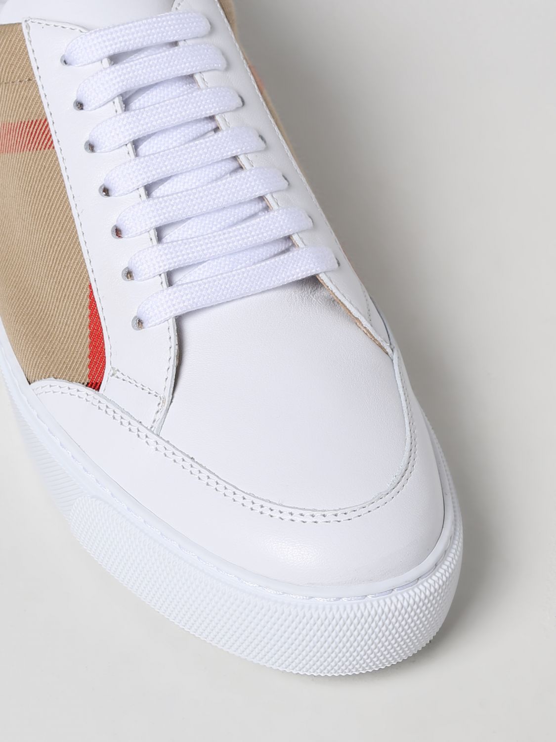 BURBERRY: sneakers for women - White | Burberry sneakers 8056712 online on  