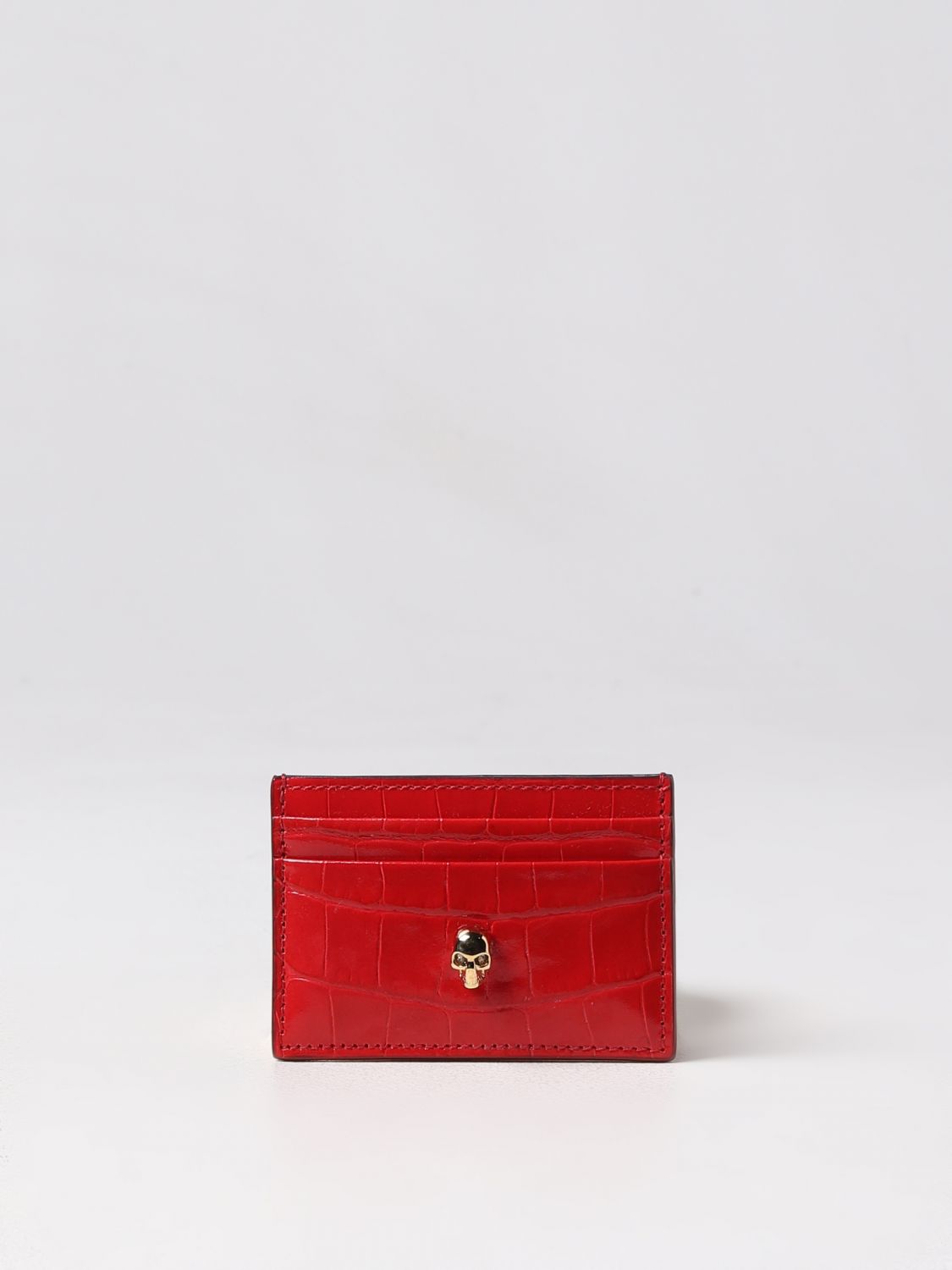Alexander Mcqueen Wallet  Woman In Red