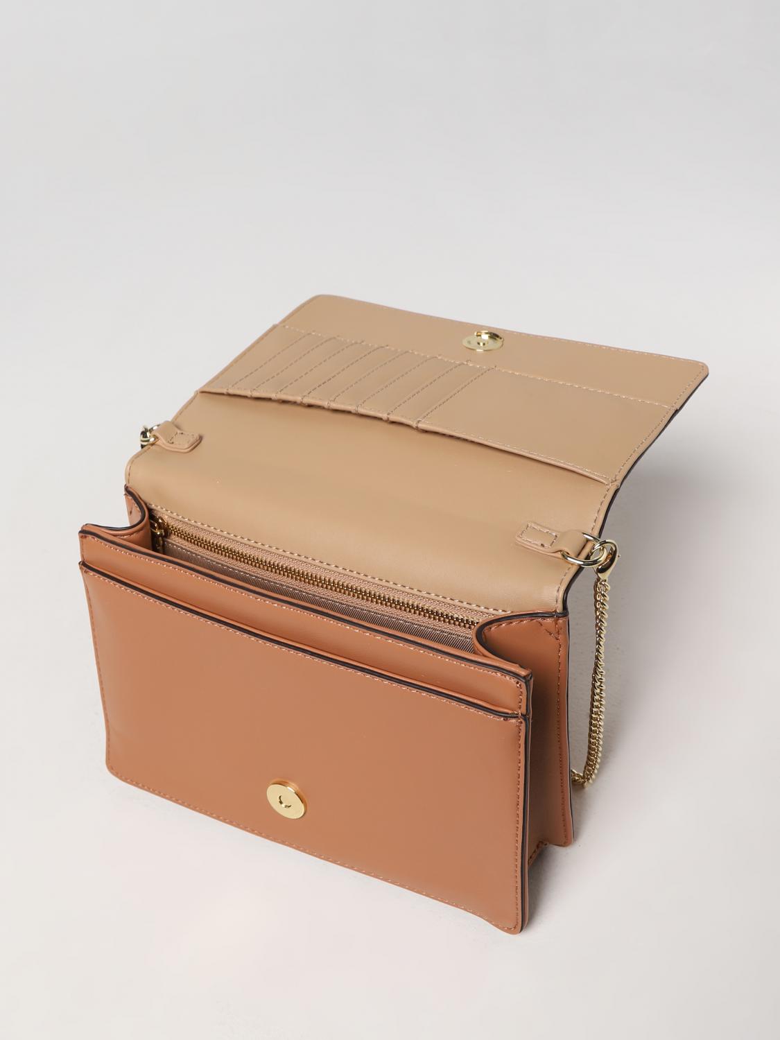 Borsa mini Love Moschino: Borsa wallet Love Moschino in pelle sintetica con logo cammello 3