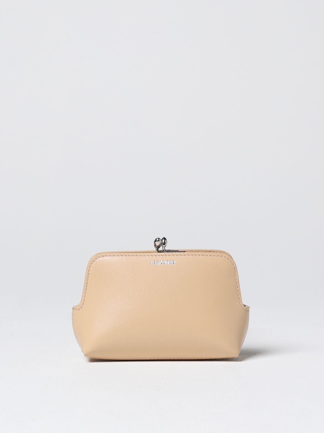 Shop Jil Sander Mini Bag  Woman Color Beige