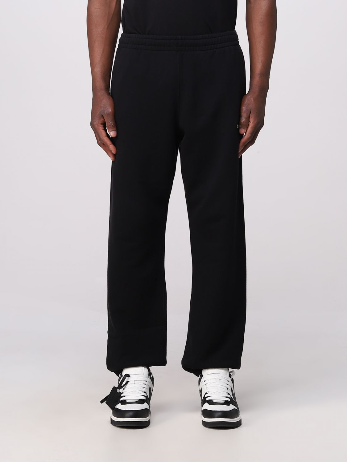 OFF-WHITE: pants for man - Black | Off-White pants OMCH029C99FLE004 ...