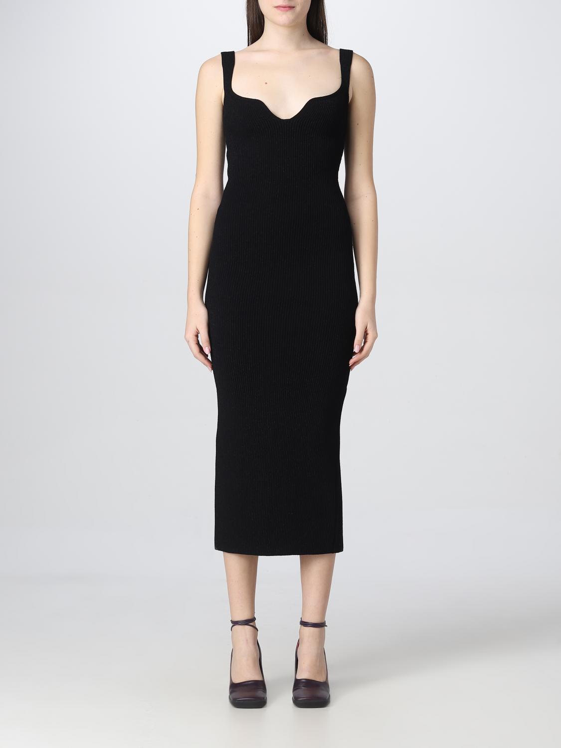 KHAITE: dress for woman - Black | Khaite dress 8566400 online on GIGLIO.COM