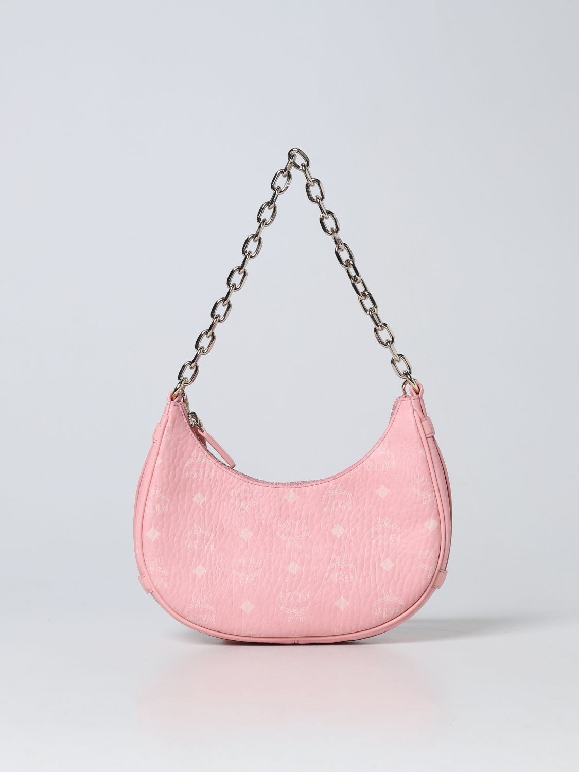 MCM: shoulder bag for woman - Pink | Mcm shoulder bag MWHCATA11 online ...