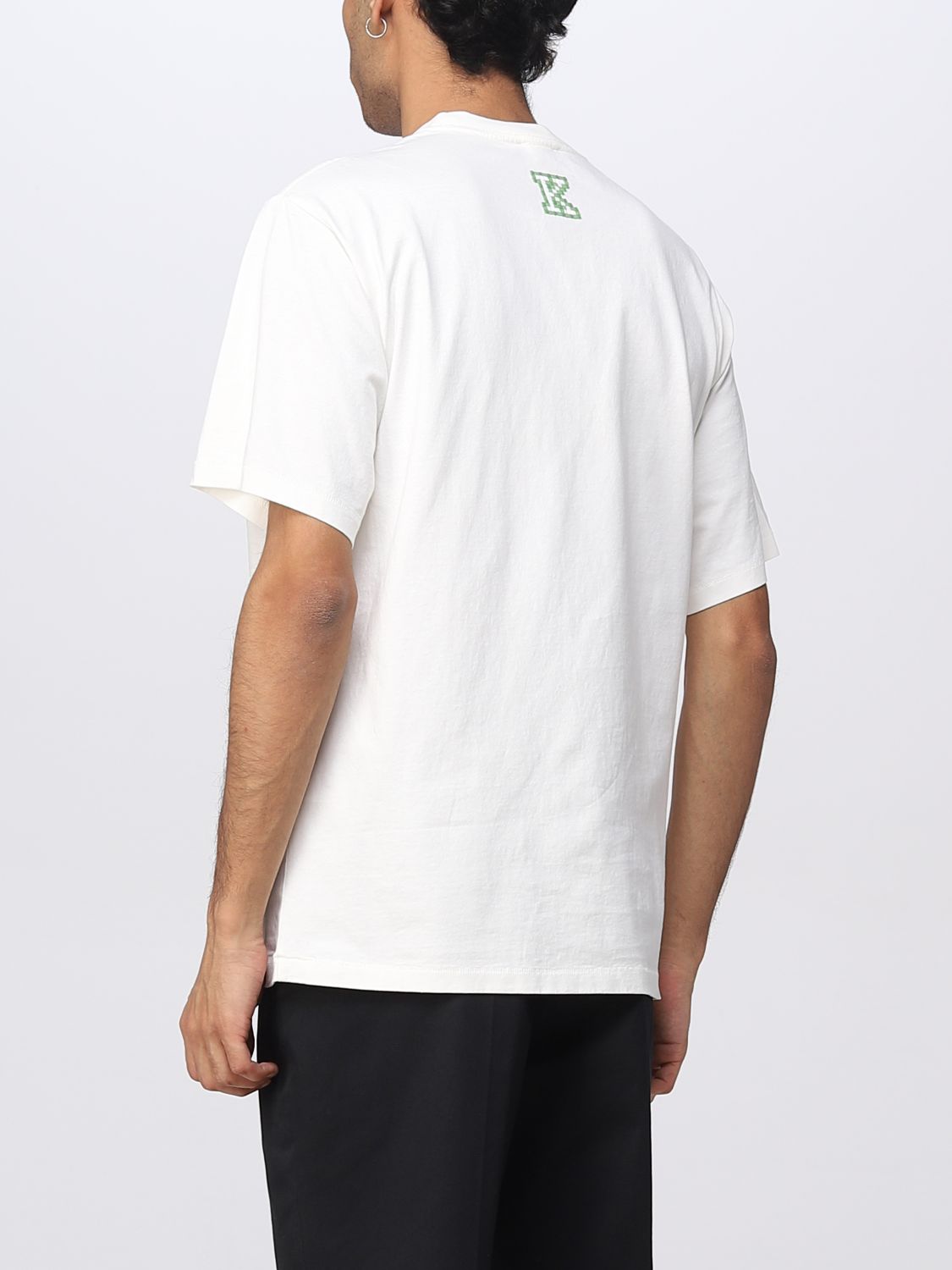 T-shirt Kenzo: T-shirt Tiger Pixel Kenzo in cotone bianco 3