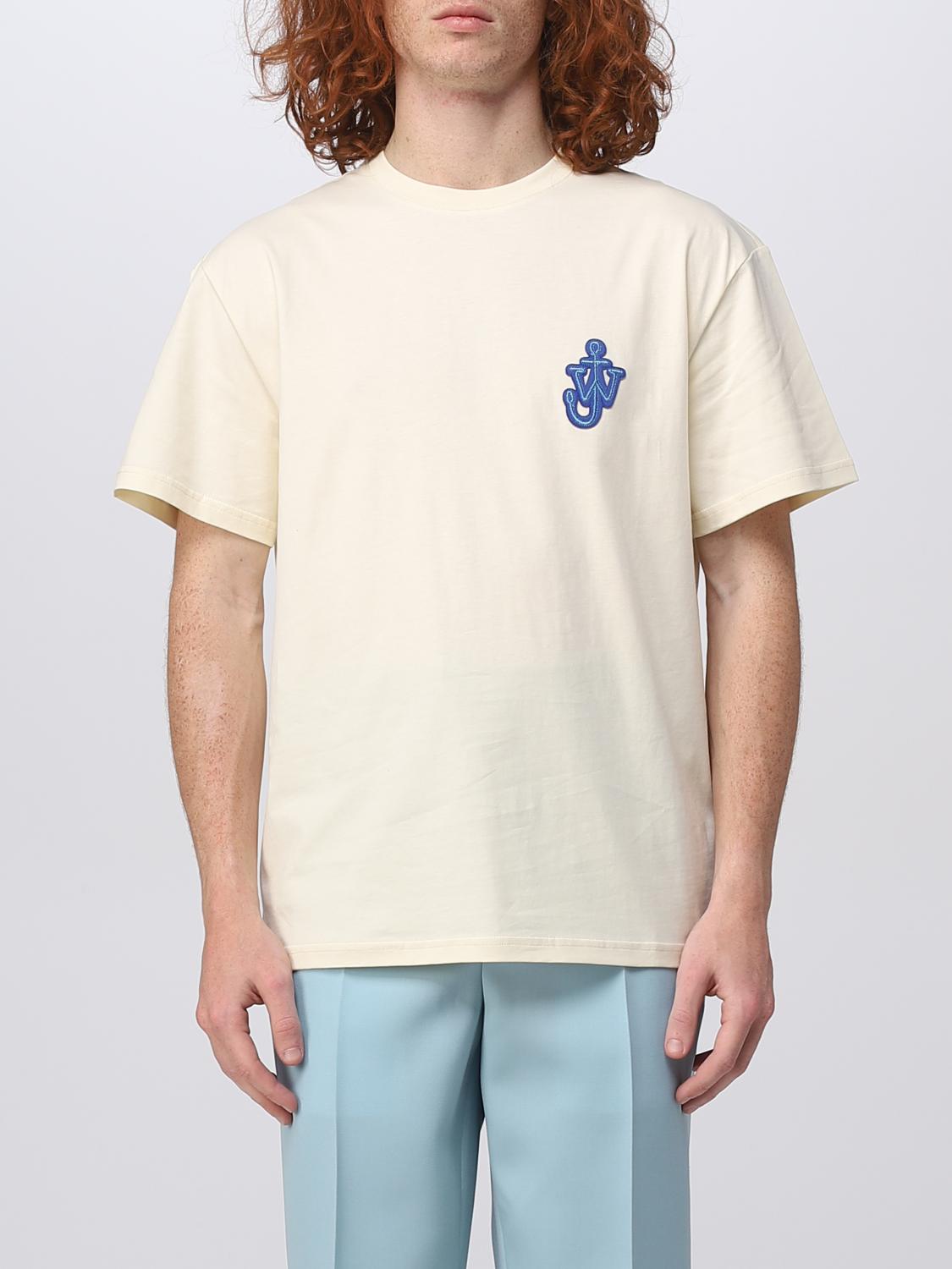 Jw Anderson J.w. Anderson Anchor Patch T-shirt In Yellow