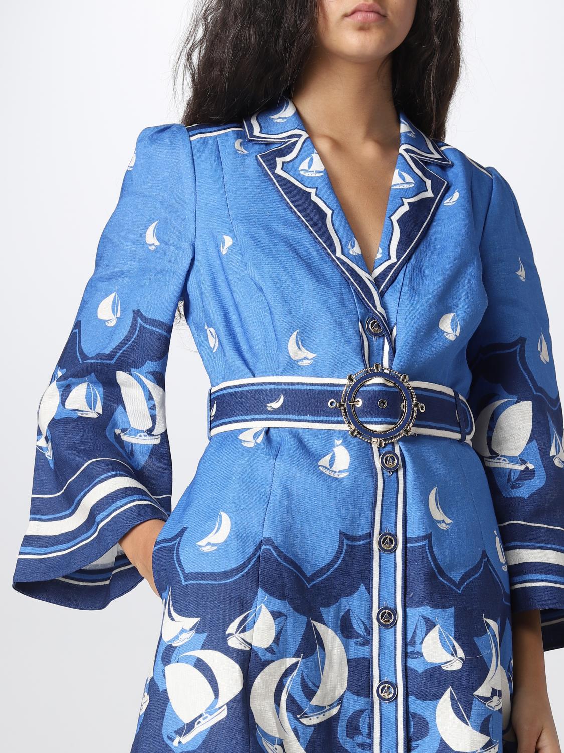 Abito Zimmermann: Abito Zimmermann in lino blue 4