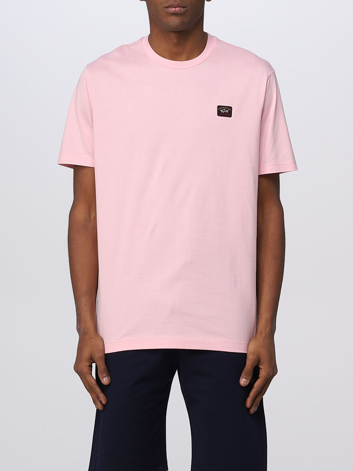 Paul & Shark T-shirt  Men Colour Pink