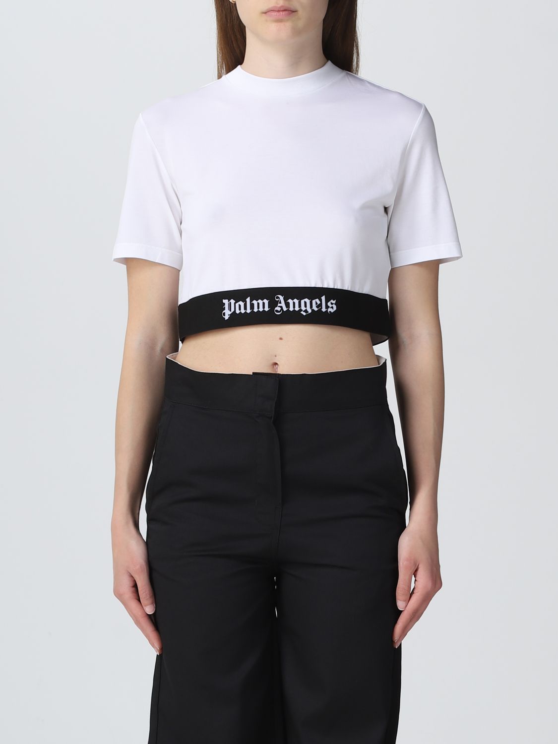 Palm Angels T-shirt  Woman In White