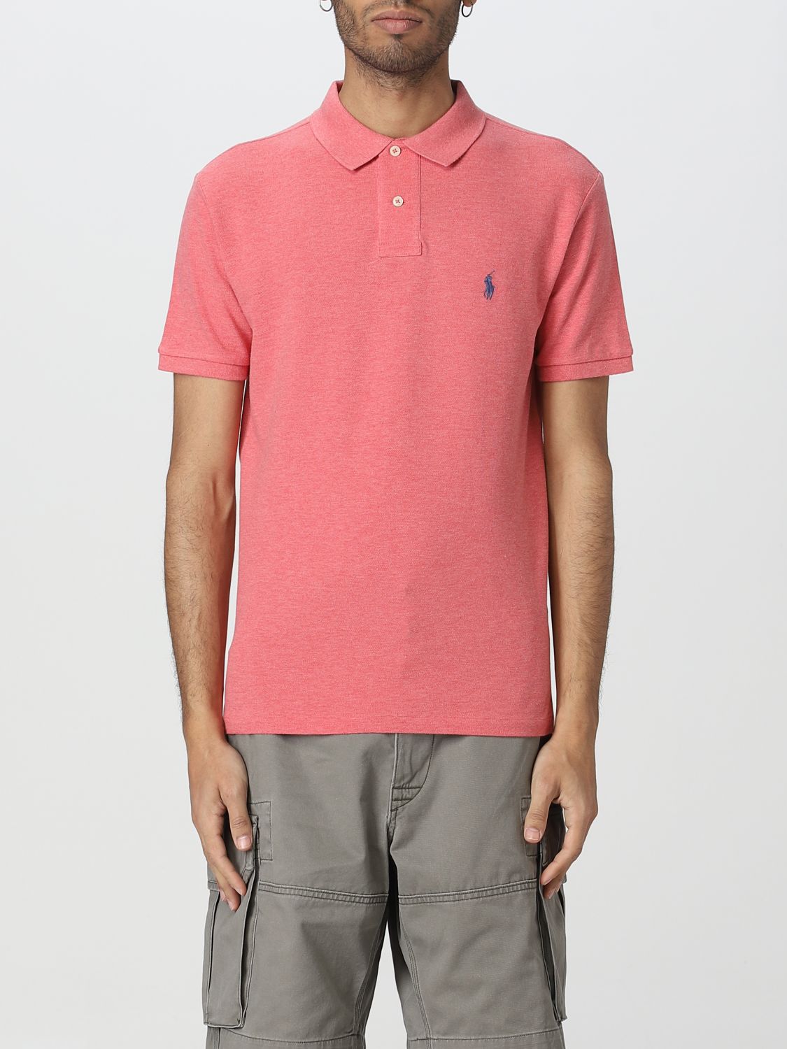 Polo Ralph Lauren Polo Shirt  Men Colour Strawberry