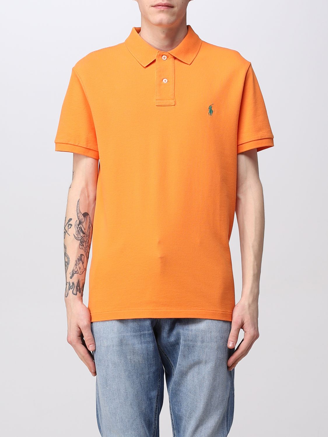 Polo Ralph Lauren Polo Shirt  Men Colour Tangerine
