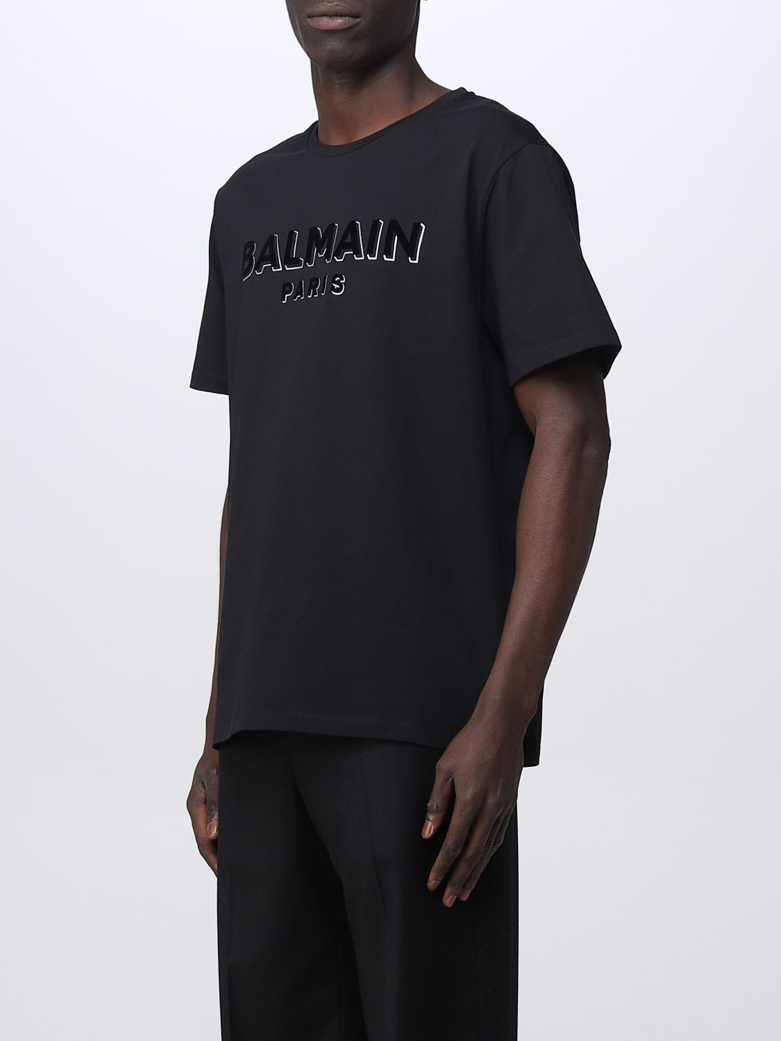 BALMAIN: t-shirt - Black 1 t-shirt online on GIGLIO.COM