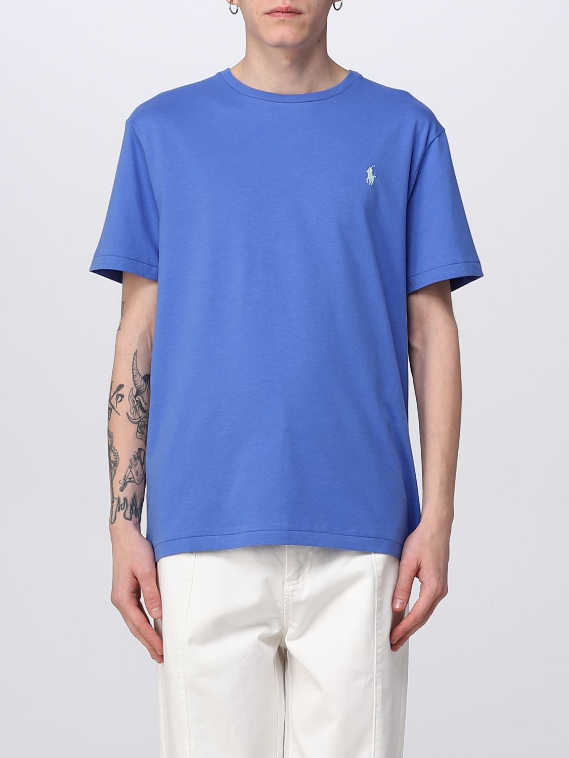 POLO RALPH LAUREN: t-shirt for man - Violet | Polo Ralph Lauren t-shirt  710671438 online on 